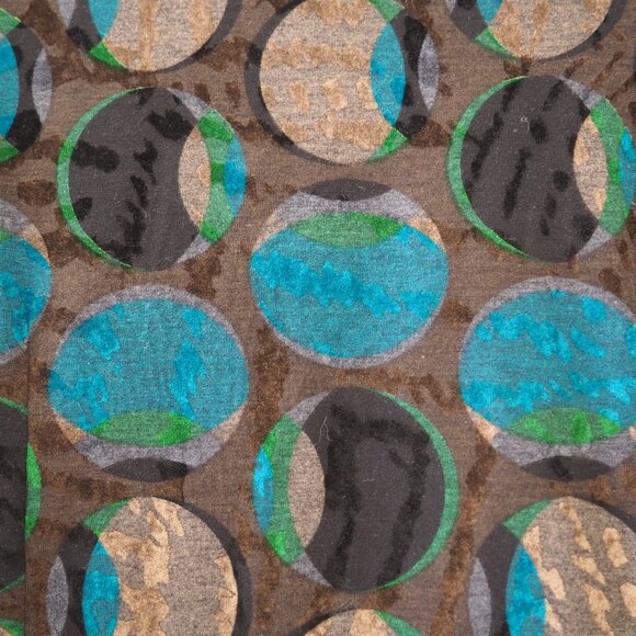 Dolcezza Wearable Art Long Sleeve Button Down Blouse sz M - Picture 6 of 6